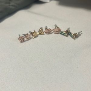 Gold kids earrings